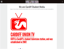 Tablet Screenshot of cardiffstudentmedia.co.uk